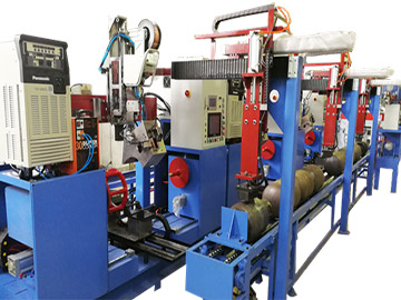 Cylinder-circumferential welder