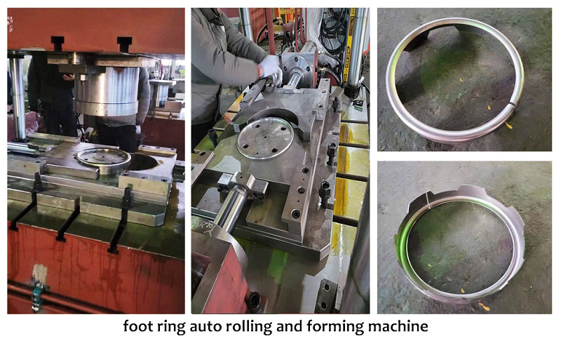 Wuxi Longterm LPG cylinder foot-ring-auto-rolling-and-forming-machine